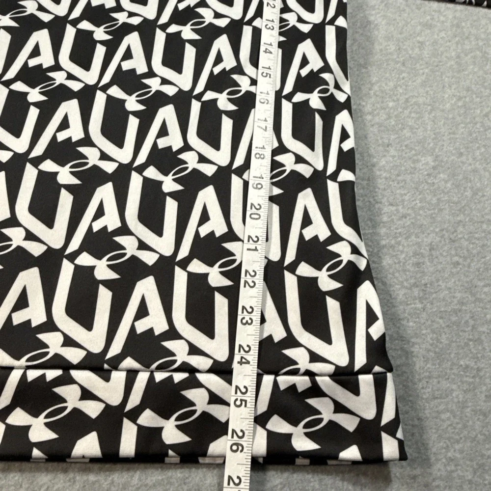 Under Armour Boys YXL XL Graphic Print Logo Black White Hoodie Pullover Shirt 18